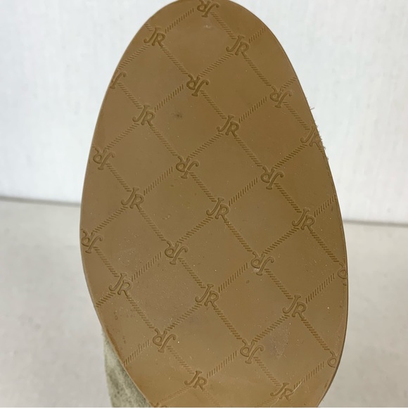 Jack Rogers NWOT Marianne Suede Leather Scalloped Edge Ankle Booties - Size 9.5 - Picture 10 of 16